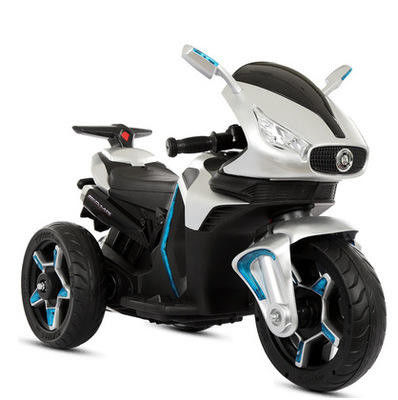 Educación temprana Viajar en coche para niños Rojo/Blanco/Azul Mini eléctrico de tres ruedas motocicleta