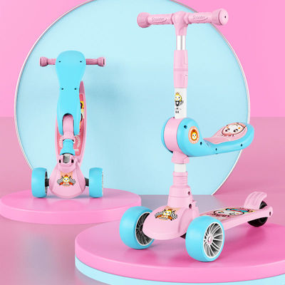 Equilibrio Auto de aventura para niños Paseo en scooter para niños y niñas de 2 a 6 años