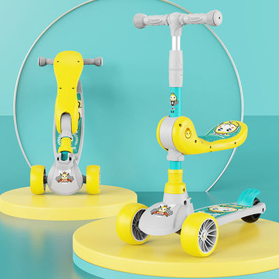 Equilibrio Auto de aventura para niños Paseo en scooter para niños y niñas de 2 a 6 años