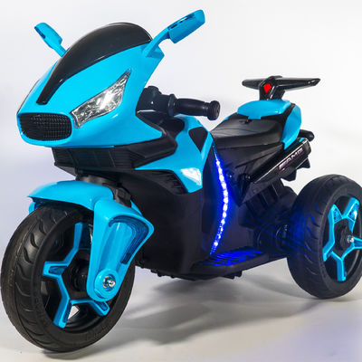 Ride On Toy Batería para niños Motocicleta de tres ruedas Juguete electrónico Rojo/Blanco/Azul