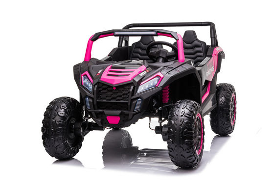 555 * 2 Motor Blanco 24V Niños Viajan en Auto 2022 UTV eléctrico recargable con dos asientos
