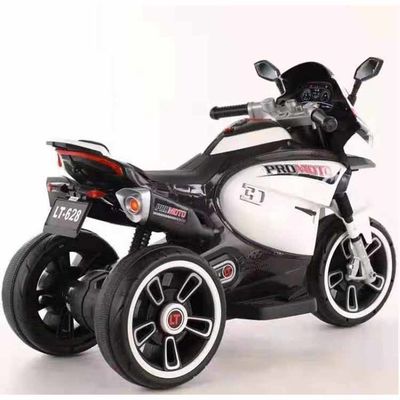 Triciclo de motocicleta eléctrica de 6v de batería para niños con música y motor ligero 380 * 2