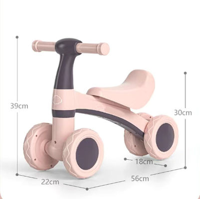 PP plástico bebé pulgadas sin pedales balance bicicleta scooter coche para niños pasear en bicicleta