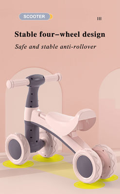 PP plástico bebé pulgadas sin pedales balance bicicleta scooter coche para niños pasear en bicicleta