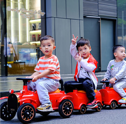 Tipo de plástico de tipo PP Los niños balancín paseo en automóviles para niños de 2 años de edad Función de educación temprana