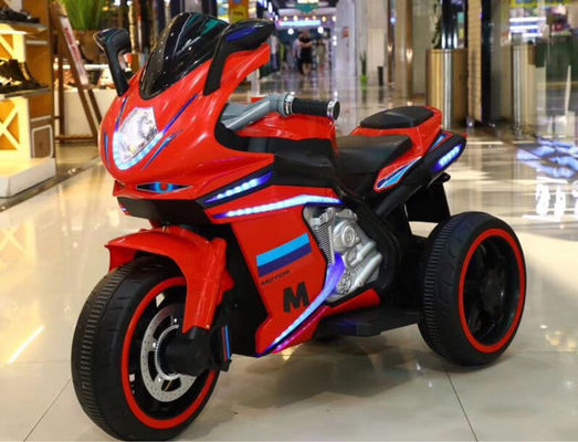 Niños de 2 a 8 años de edad montan en motocicleta con música y luz / batería recargable de 12V