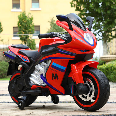 Niños de 2 a 8 años de edad montan en motocicleta con música y luz / batería recargable de 12V
