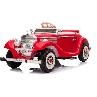 12V550 12000rpm *1 Motor Retro Electric Ride On Car Toy para niños hecho de plástico