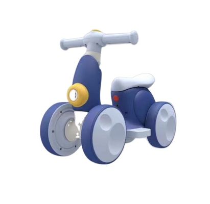 Style Unisex 6V Ride On Electric Baby Scooter con iluminación musical y coche de equilibrio