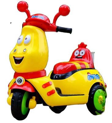 2022 Triciclo recargable para niños con música y diseño anti-roll
