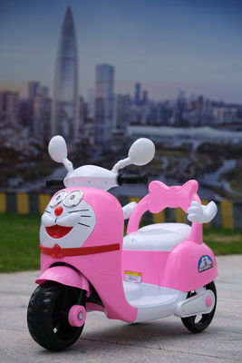 Motocicleta eléctrica de tres ruedas unisex para niños con iluminación fría