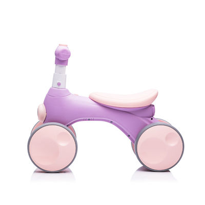 Música ligera y dispositivo de burbujas Bicicleta de equilibrio para niños de 1 a 6 años de edad 4 ruedas estilo de automóvil