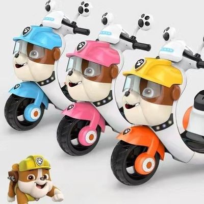 Motocicleta infantil de tres ruedas con luz y música Tiempo de carga 8-10 horas