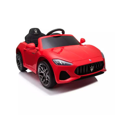 Material PP Educación de la primera infancia Coche musical para niños Carro eléctrico de 6v para niños