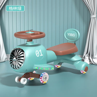 Rueda de mando de música multifunción niños bicicleta de equilibrio scooter coche para niños