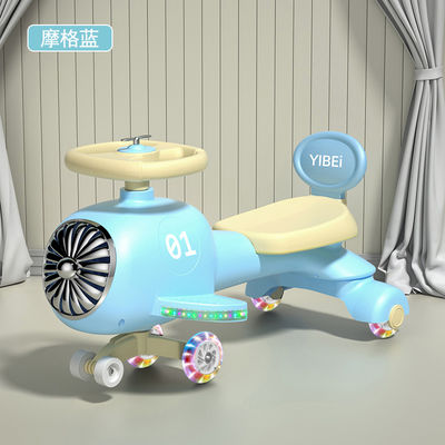 Rueda de mando de música multifunción niños bicicleta de equilibrio scooter coche para niños