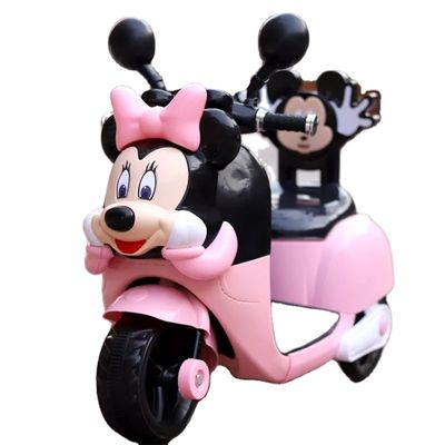 Carro de motocicleta eléctrica de 6 voltios para niñas Rango de edad de 2 a 4 años Juguete de conducción