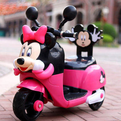 Carro de motocicleta eléctrica de 6 voltios para niñas Rango de edad de 2 a 4 años Juguete de conducción