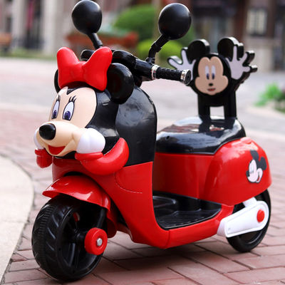 Carro de motocicleta eléctrica de 6 voltios para niñas Rango de edad de 2 a 4 años Juguete de conducción
