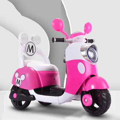 14 kg Rosa 6V4.5 Mini Trío de ruedas eléctricas para viajar en triciclo