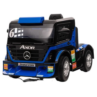 Ride On Toy Truck Car para niños con remolque 6 ruedas 12v o 24v Licenciado de plástico PP