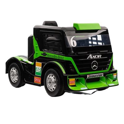 Ride On Toy Truck Car para niños con remolque 6 ruedas 12v o 24v Licenciado de plástico PP
