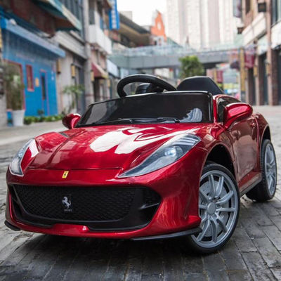 Actualice el coche eléctrico 6V con música y control remoto