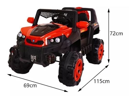 Unisex coches de paseo 12v batería juguete eléctrico con control remoto y música dinámica
