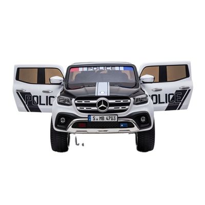 Tamaño de la maleta 142*77*40.5 2.4G Control remoto Dos asientos 12V Policía con licencia Viajar en coche para niños