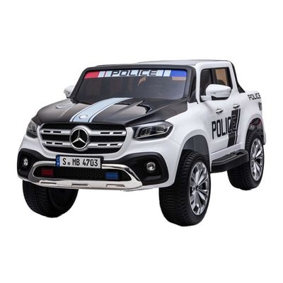 Tamaño de la maleta 142*77*40.5 2.4G Control remoto Dos asientos 12V Policía con licencia Viajar en coche para niños