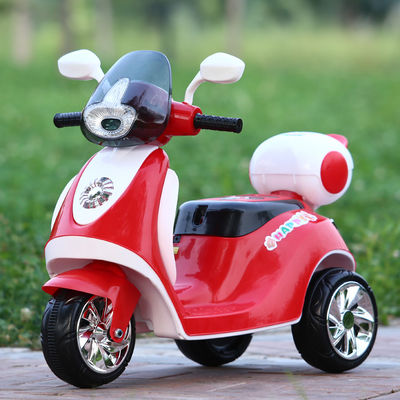 Viaje en motocicleta eléctrica para niños con asiento ancho y capacidad de carga super