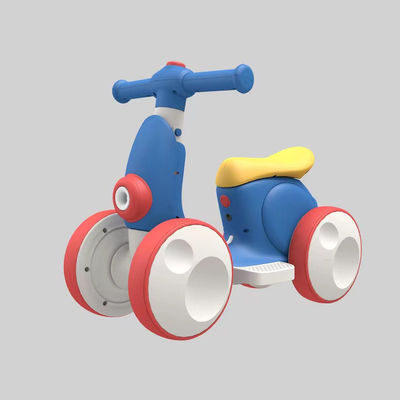 2023 Coches eléctricos para niños con música montada en la batería del dispositivo de burbujas del coche 6V4.5