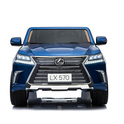 Color de pintura azul Bebé paseo en coche 12v SUV eléctrico juguete con control remoto y música