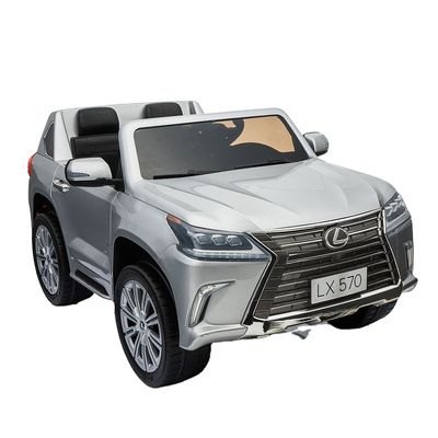 Color de pintura azul Bebé paseo en coche 12v SUV eléctrico juguete con control remoto y música