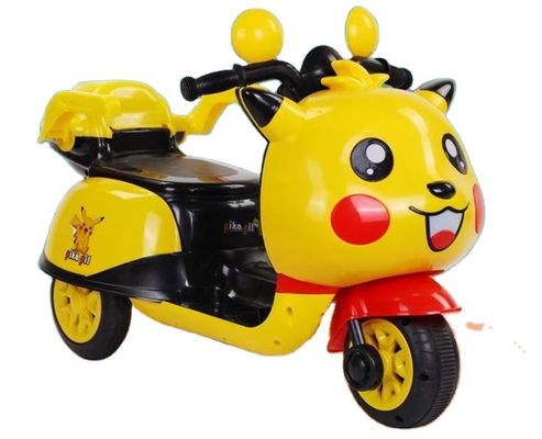 Canciones de música MP3 Iluminación LED Juguetes 6v Motocicleta eléctrica Para Niños Amarillo Azul Rosa