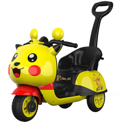 Canciones de música MP3 Iluminación LED Juguetes 6v Motocicleta eléctrica Para Niños Amarillo Azul Rosa