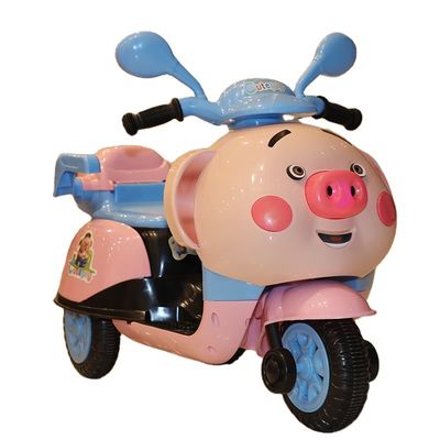 Canciones infantiles Iluminación LED Juguetes Viajar en motocicleta eléctrica de 6 V para niños de 3 a 6 años