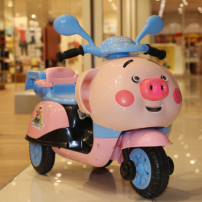 Canciones infantiles Iluminación LED Juguetes Viajar en motocicleta eléctrica de 6 V para niños de 3 a 6 años