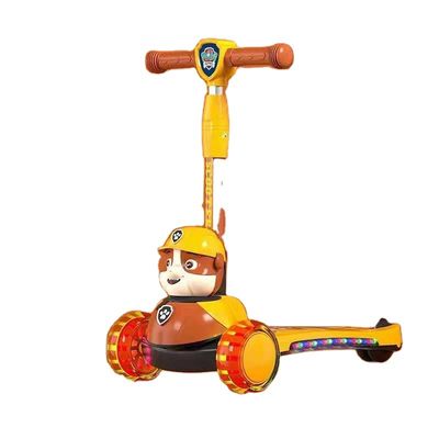 Unisex con batería, scooter para niños con flash plegable y con batería