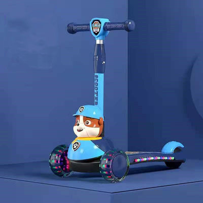 Unisex con batería, scooter para niños con flash plegable y con batería