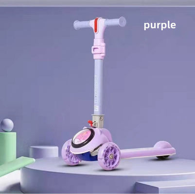 Niños de 3 ruedas en scooter con luz musical y diseño plegable G.W. NW 22.8KG/20.8KG