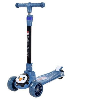 3 ruedas de PU LED Bebé Kick Scooter Venta para niños Función de música Iluminación Plegable con un solo clic