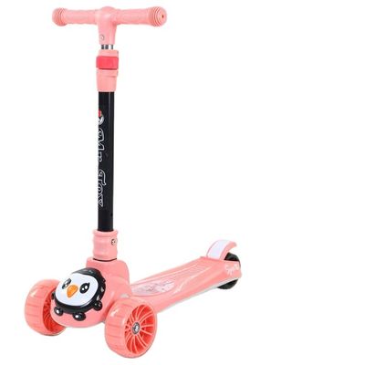 3 ruedas de PU LED Bebé Kick Scooter Venta para niños Función de música Iluminación Plegable con un solo clic