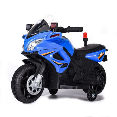6V motocicleta eléctrica de deporte bebé paseo en coche de juguete con faro música de sonido para niños