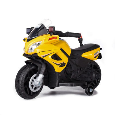 6V motocicleta eléctrica de deporte bebé paseo en coche de juguete con faro música de sonido para niños