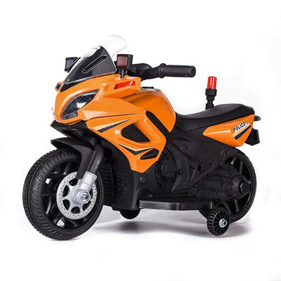 6V motocicleta eléctrica de deporte bebé paseo en coche de juguete con faro música de sonido para niños