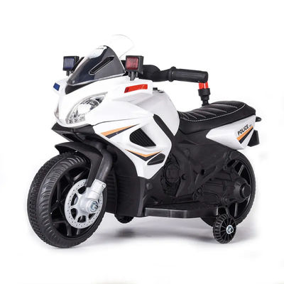 6V motocicleta eléctrica de deporte bebé paseo en coche de juguete con faro música de sonido para niños