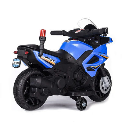 6V motocicleta eléctrica de deporte bebé paseo en coche de juguete con faro música de sonido para niños