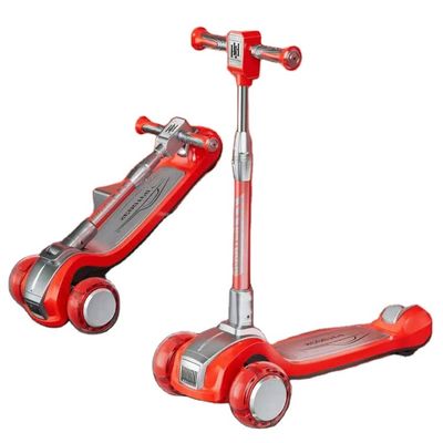 Carga máxima 50 Kgs Ajustable Plegable Niños Bike Kick Scooter Para Niño Ligero