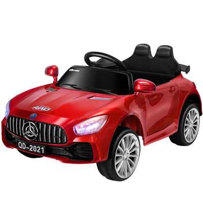 Auto de juguete de pedales de gran tamaño para niños 12v4.5 Batería PP plástico Educación primaria Dos asientos